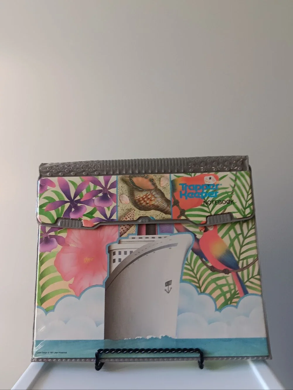 Vintage Trapper Keeper 1991 Tropical Cruise Designer Series Folder Notepad